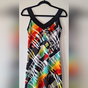 Gitane Vibrant Multicolor Maxi Dress